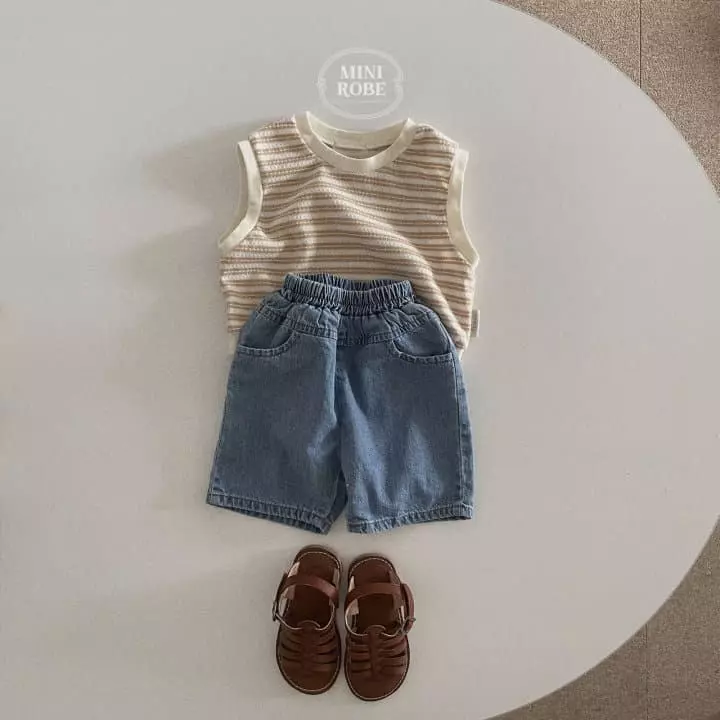 Mini Robe - Korean Baby Fashion - #babygirlfashion - Summer Jeans - 8