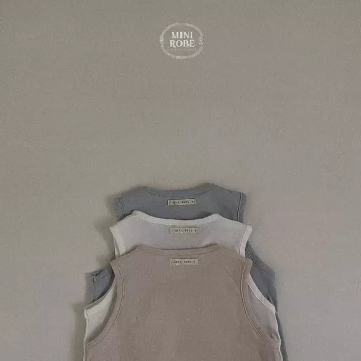 Mini Robe - Korean Baby Fashion - #babygirlfashion - Dino Sleeveless - 3
