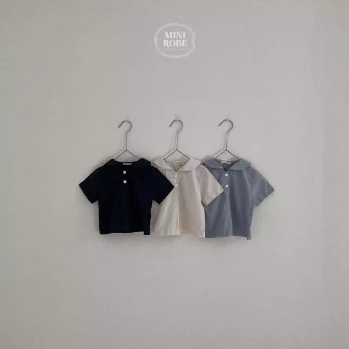 Mini Robe - Korean Baby Fashion - #babygirlfashion - Sailor Shirt