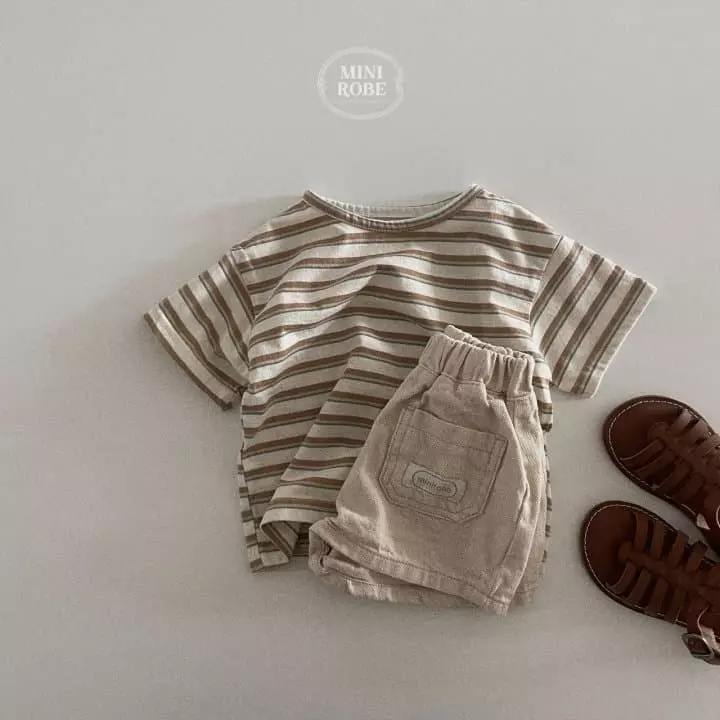 Mini Robe - Korean Baby Fashion - #babyoninstagram - Denim Shorts - 9