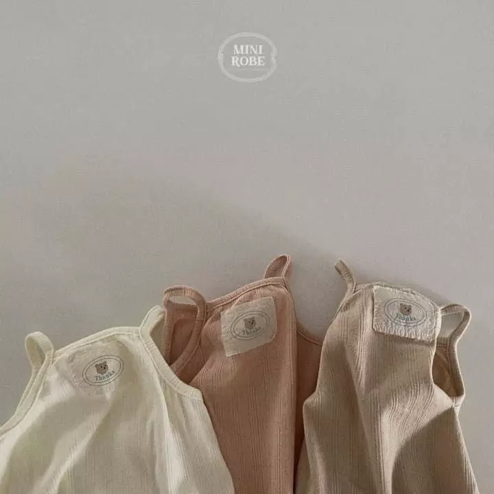 Mini Robe - Korean Baby Fashion - #babyootd - Bear Bodysuit