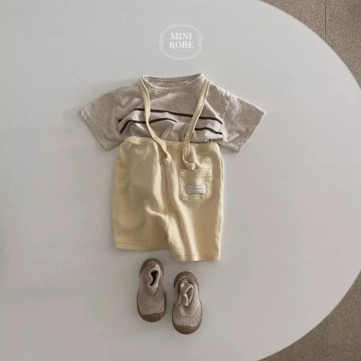 Mini Robe - Korean Baby Fashion - #babyoutfit - Modal Dungarees Pants - 9