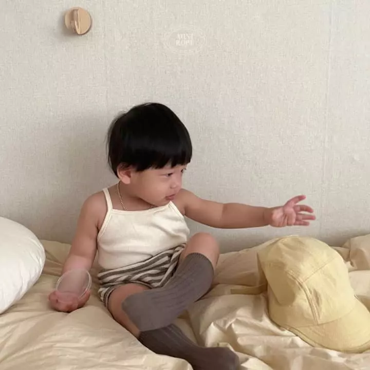 Mini Robe - Korean Baby Fashion - #babywear - Warm Tone Socks - 10