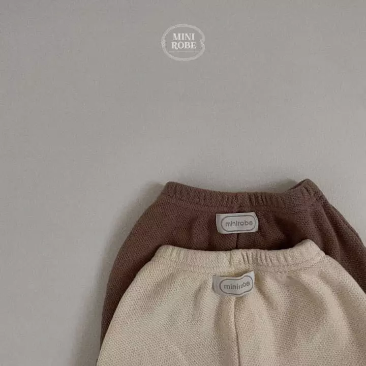 Mini Robe - Korean Baby Fashion - #babywear - Summer Knit Pants - 8