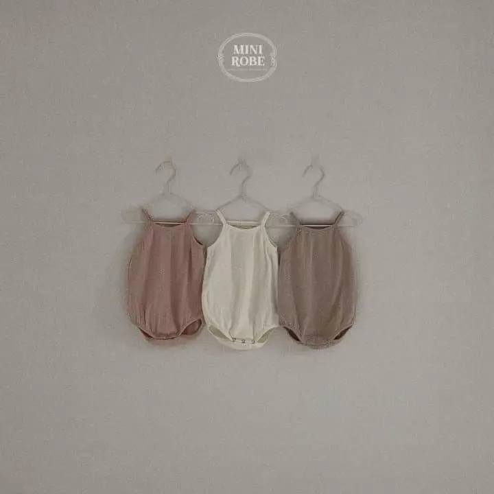 Mini Robe - Korean Baby Fashion - #babyoutfit - Bear Bodysuit - 4