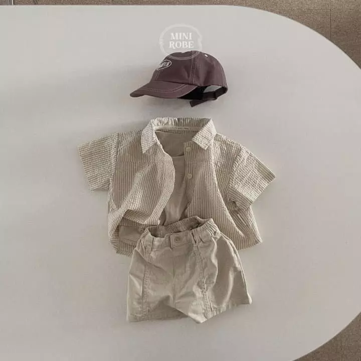 Mini Robe - Korean Baby Fashion - #onlinebabyboutique - Chino Shorts - 11