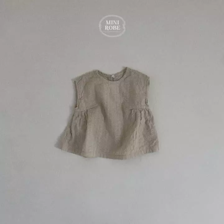 Mini Robe - Korean Baby Fashion - #onlinebabyboutique - Seersucker Blouse - 6