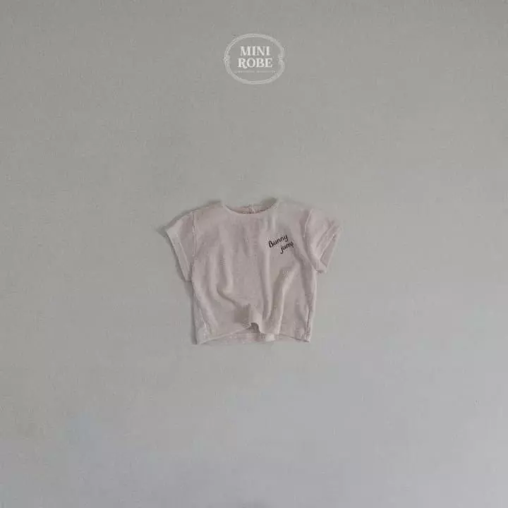 Mini Robe - Korean Baby Fashion - #onlinebabyboutique - Bunny Rin Tee - 4