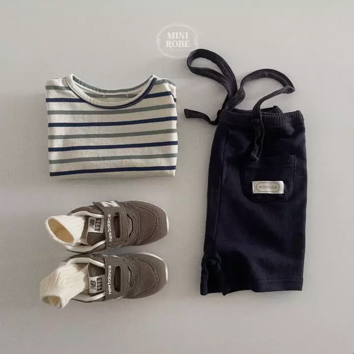 Mini Robe - Korean Baby Fashion - #smilingbaby - Candy Stripes Tee - 12