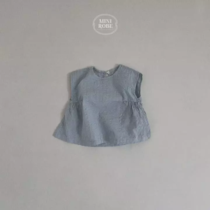 Mini Robe - Korean Baby Fashion - #smilingbaby - Seersucker Blouse - 8