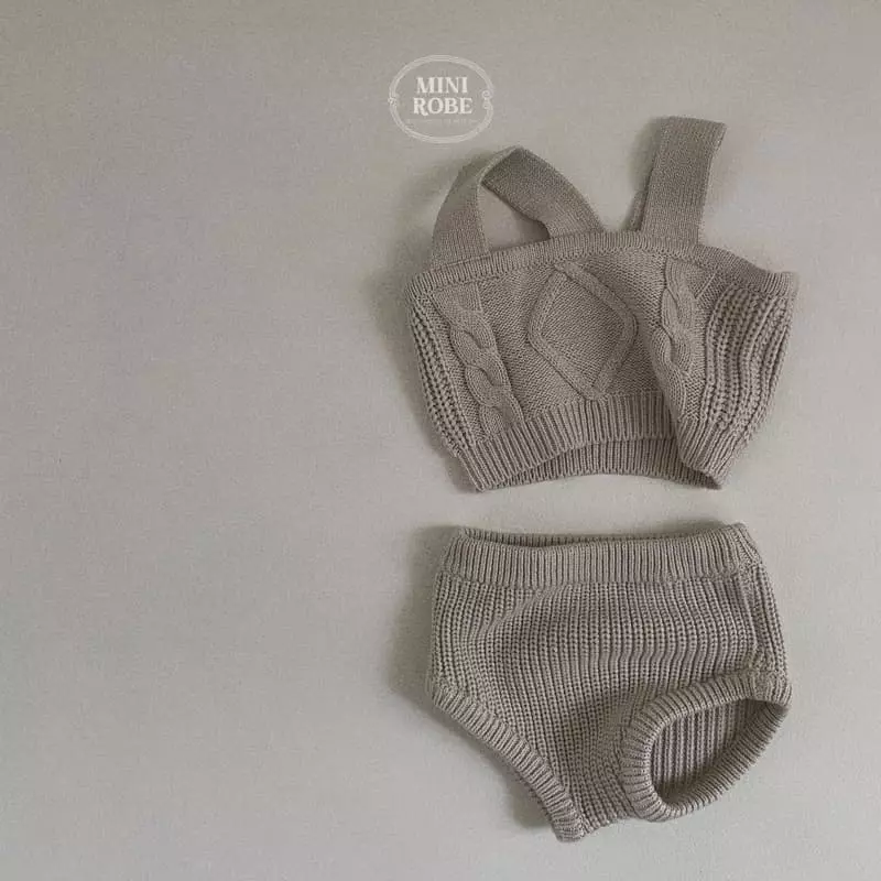 Mini Robe - Korean Children Fashion - #discoveringself - Knit Swimwear - 2