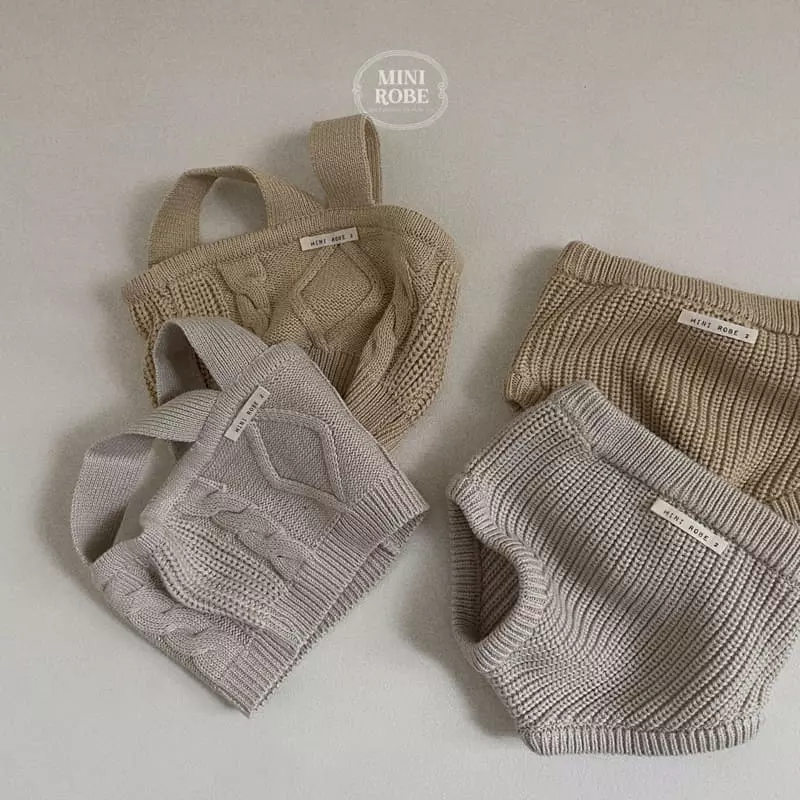 Mini Robe - Korean Children Fashion - #fashionkids - Knit Swimwear - 4