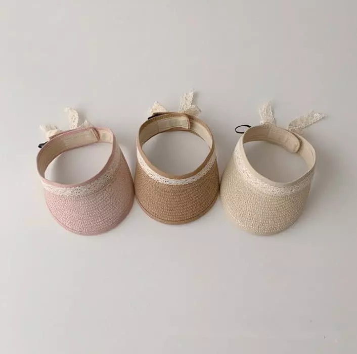 Miso - Korean Baby Fashion - #babywear - Lace Doldol Sun Cap