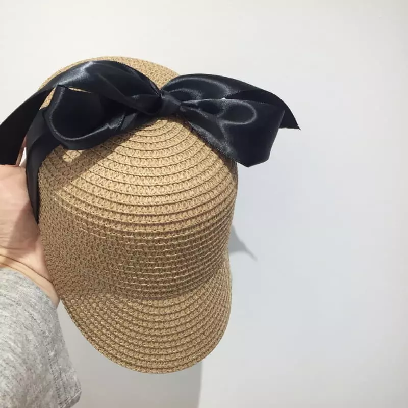 Miso - Korean Children Fashion - #discoveringself - Ribbon Straw Hat - 2