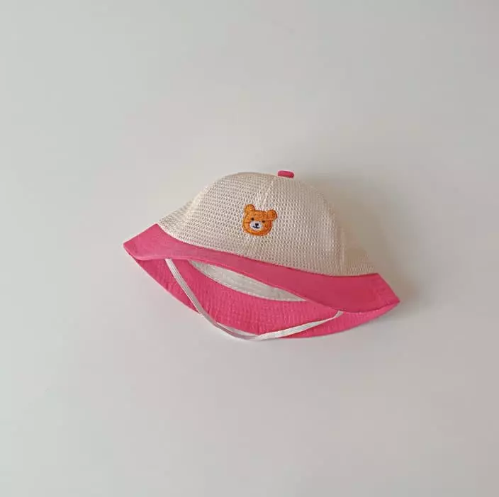 Miso - Korean Children Fashion - #fashionkids - Bebe Bear Bucket Hat - 7