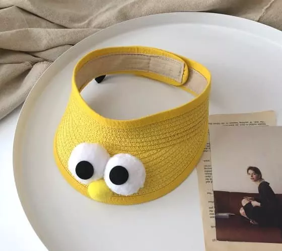 Miso - Korean Children Fashion - #kidsshorts - Big Eyes Sun Cap - 6