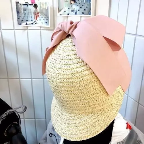 Miso - Korean Children Fashion - #fashionkids - Ribbon Straw Hat - 4