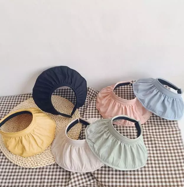 Miso - Korean Children Fashion - #kidsshorts - Frill Sun Cap