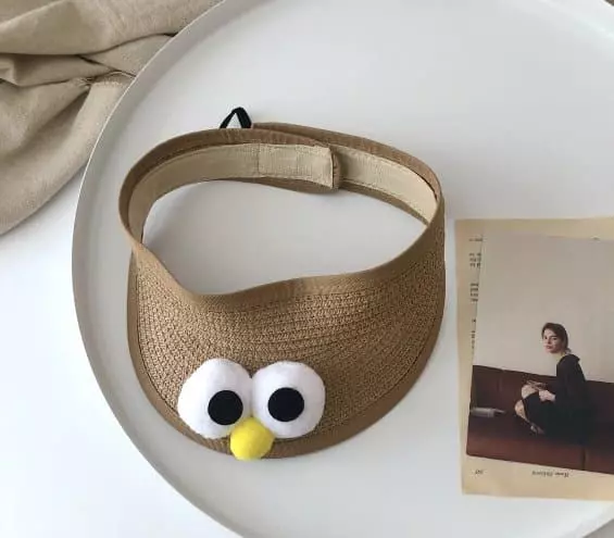 Miso - Korean Children Fashion - #kidzfashiontrend - Big Eyes Sun Cap - 8