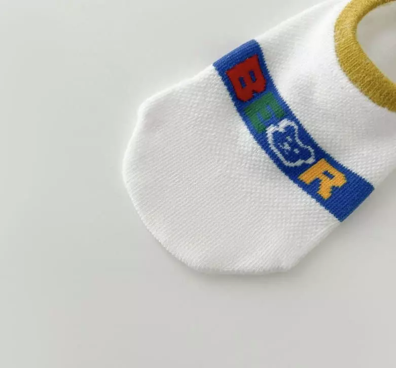 Miso - Korean Children Fashion - #prettylittlegirls - Bear Crayon Socks Set - 8