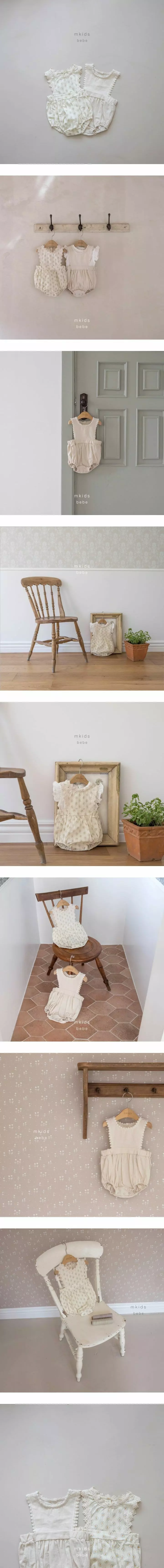 Mkids - Korean Baby Fashion - #babyfashion - Alice Bodysuit Flower