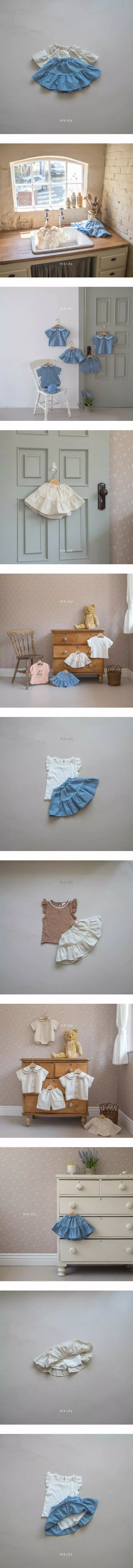 Mkids - Korean Baby Fashion - #babyoutfit - Sailor Skirt Pants