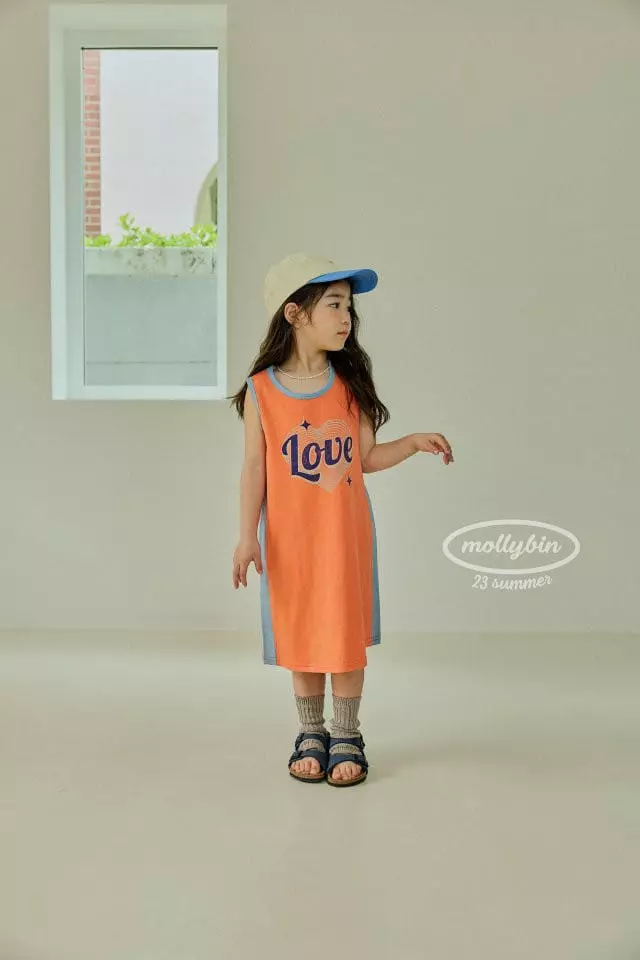 Mollybin - Korean Children Fashion - #childofig - Love Color One-piece - 6
