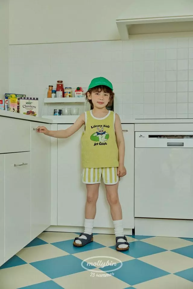 Mollybin - Korean Children Fashion - #childofig - Summer Rabbit Top Bottom Set - 9
