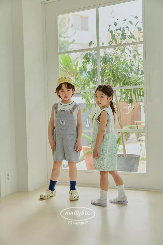 Mollybin - Korean Children Fashion - #childrensboutique - Molly Overalls Pants - 6