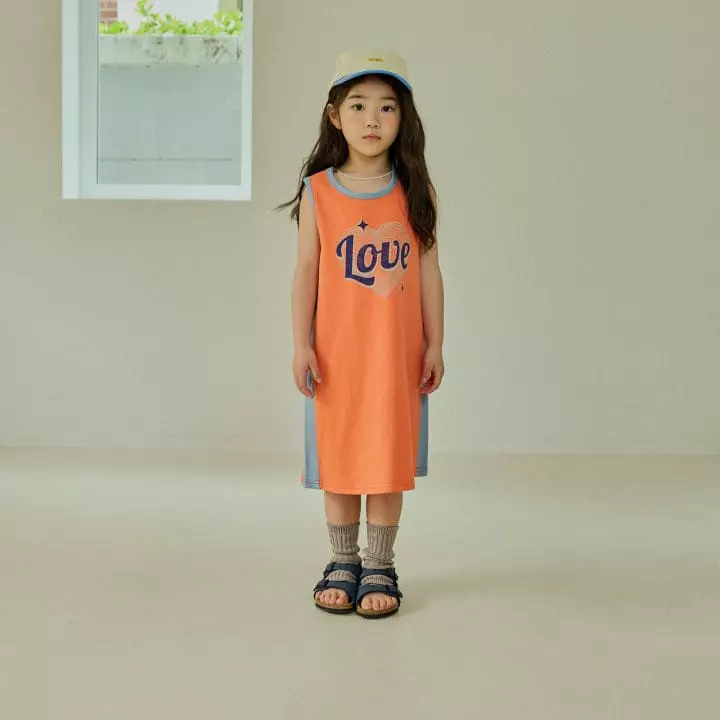 Mollybin - Korean Children Fashion - #designkidswear - Love Color One-piece - 8