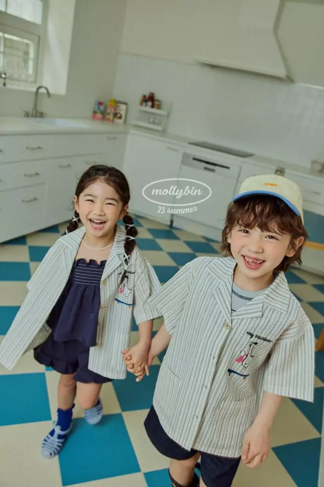 Mollybin - Korean Children Fashion - #fashionkids - Vacation Shirt - 11