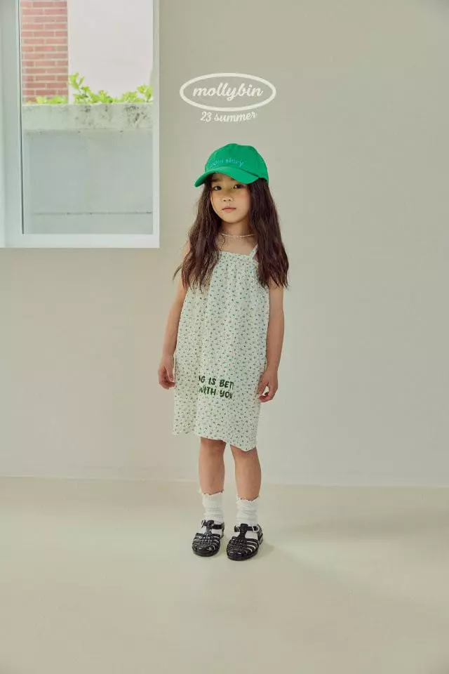 Mollybin - Korean Children Fashion - #kidsshorts - Flower Smocking One-piece - 3
