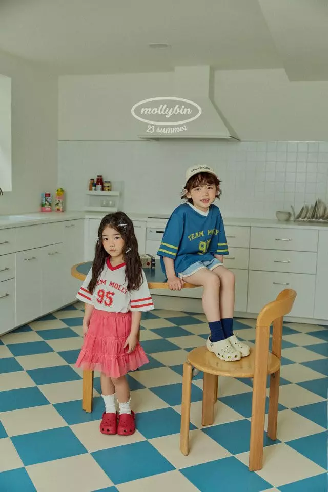 Mollybin - Korean Children Fashion - #kidsshorts - Rtim Mol Tee - 2