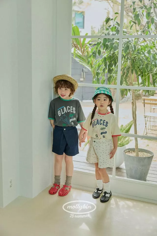 Mollybin - Korean Children Fashion - #littlefashionista - Ice Cream Color Tee - 3