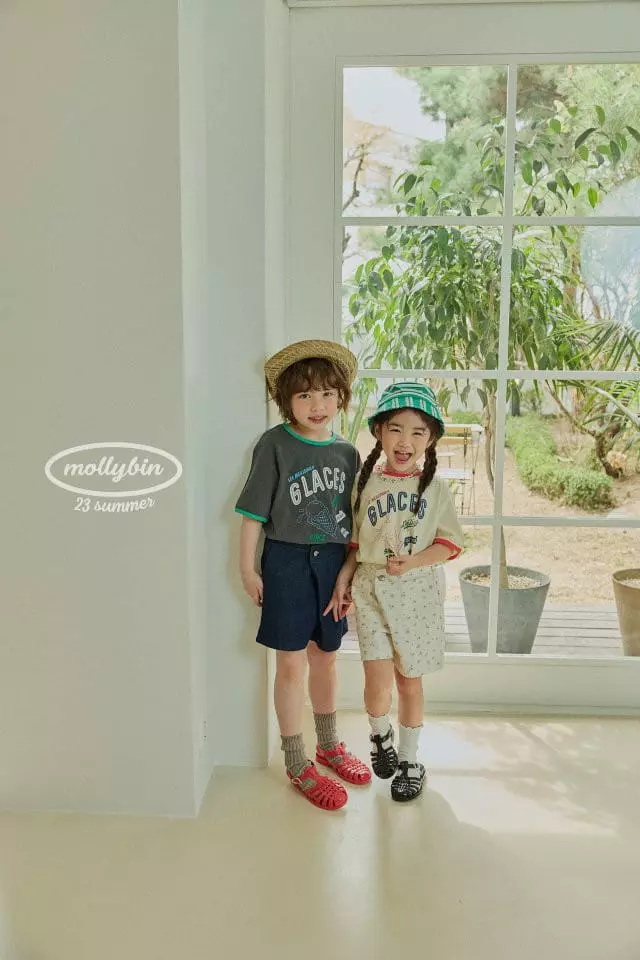 Mollybin - Korean Children Fashion - #todddlerfashion - Ice Cream Color Tee - 7