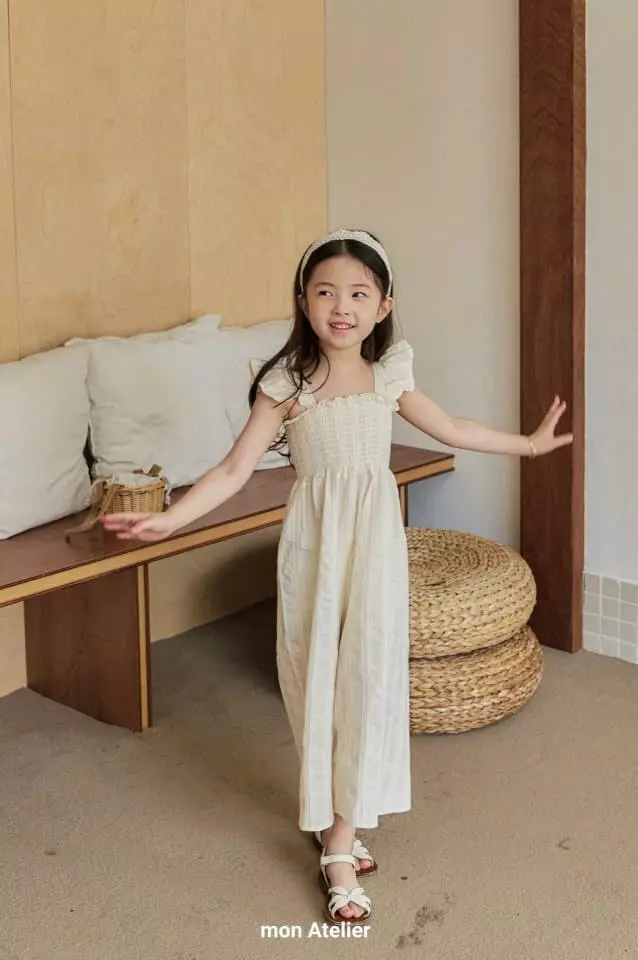 Mon Atelier - Korean Children Fashion - #Kfashion4kids - Avocado Jumpsuit - 2