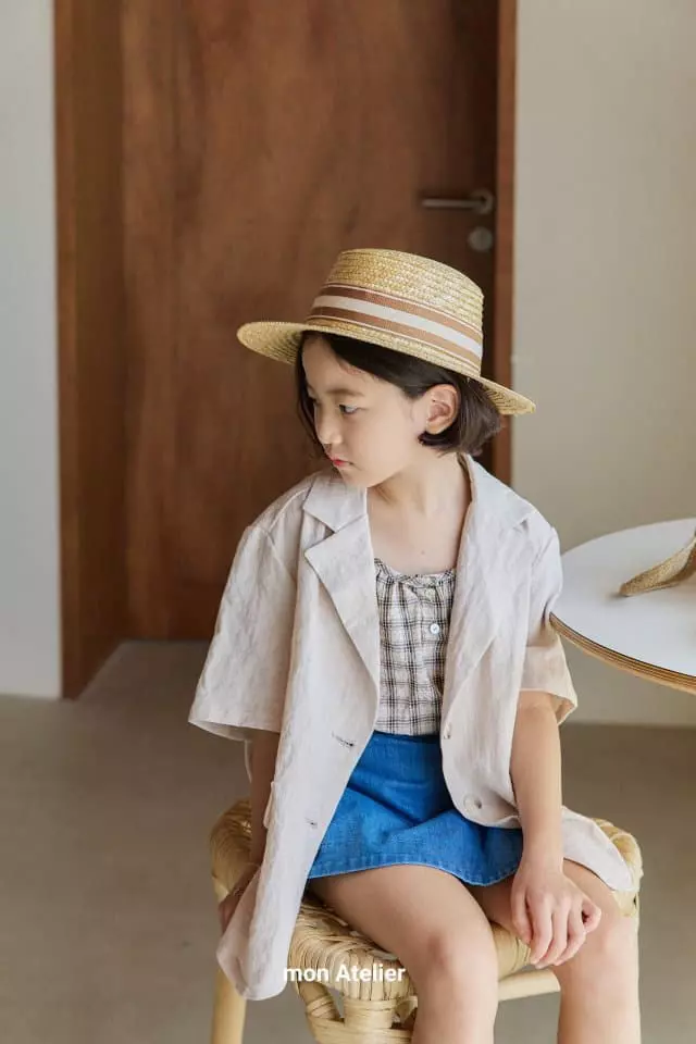 Mon Atelier - Korean Children Fashion - #childrensboutique - Panama Hat - 7