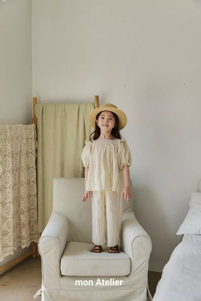 Mon Atelier - Korean Children Fashion - #childrensboutique - Moroco Top Bottom Set - 11