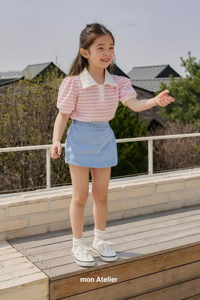 Mon Atelier - Korean Children Fashion - #discoveringself - Hazis Waffle Tee - 3