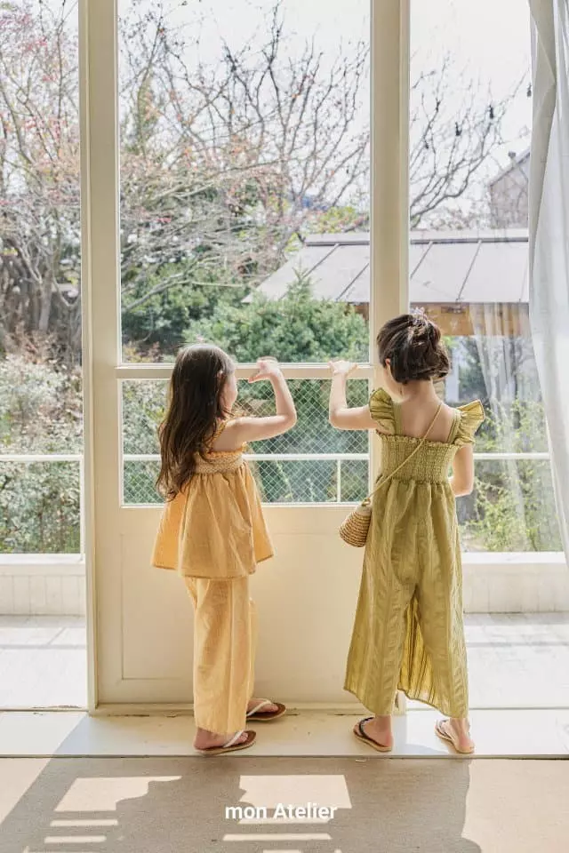 Mon Atelier - Korean Children Fashion - #fashionkids - Avocado Jumpsuit - 12