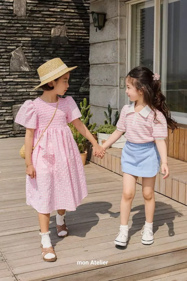 Mon Atelier - Korean Children Fashion - #kidsstore - Hazis Waffle Tee - 6