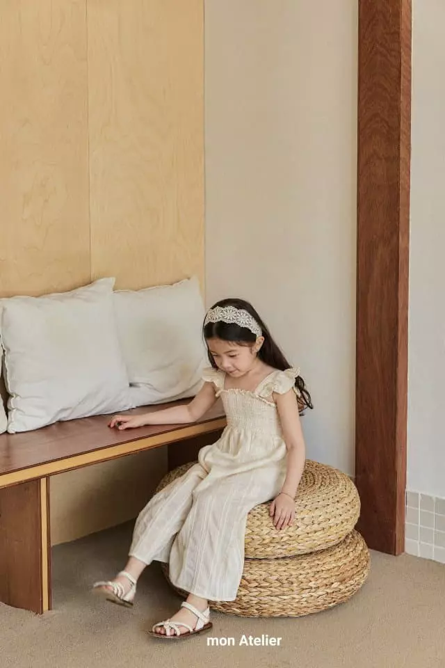 Mon Atelier - Korean Children Fashion - #minifashionista - Avocado Jumpsuit - 5