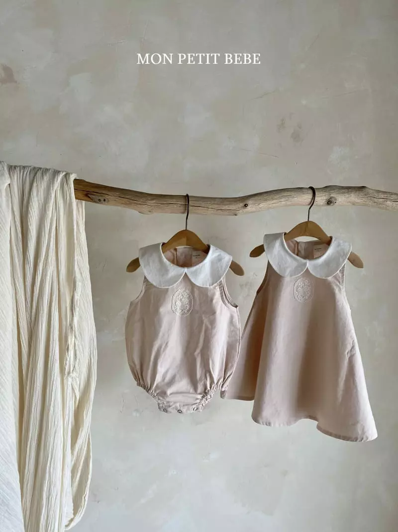 Mon Petit Bebe - Korean Baby Fashion - #babyboutiqueclothing - Cler Collar Bodysuit - 9