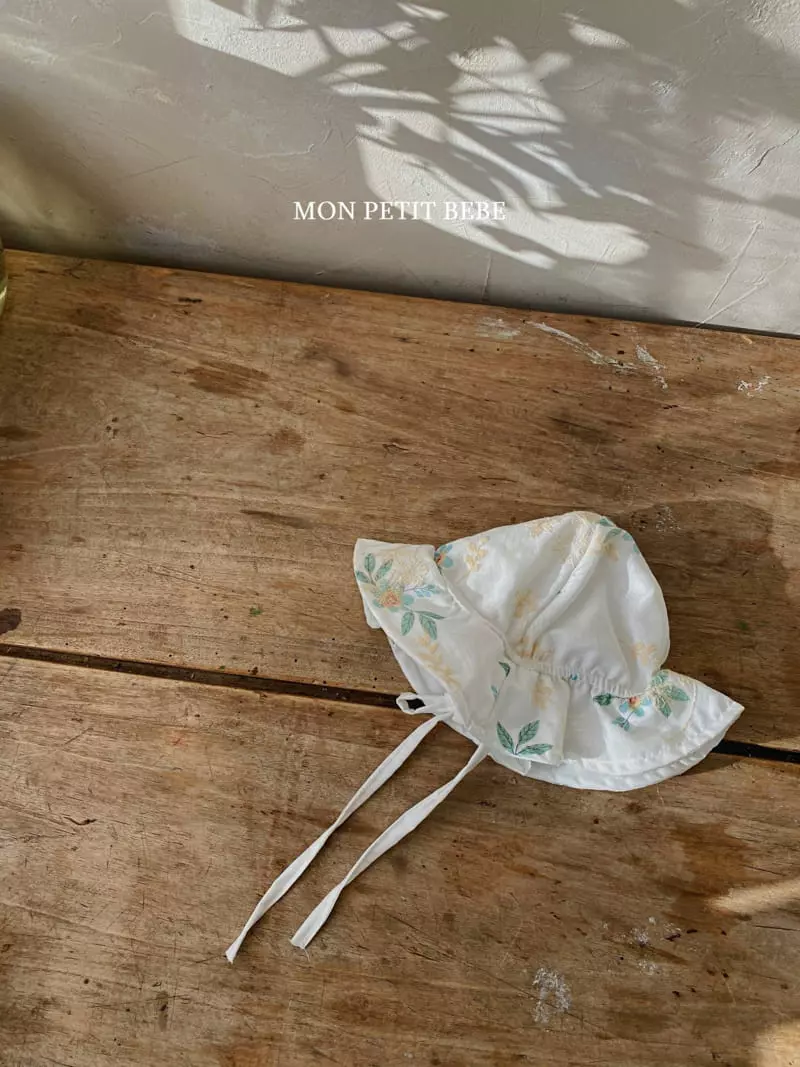 Mon Petit Bebe - Korean Baby Fashion - #babyootd - Botte Embrodiery Hat - 7