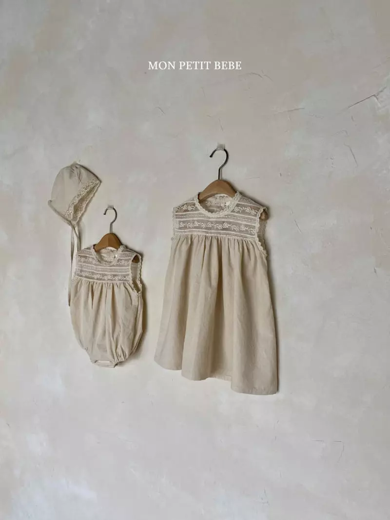 Mon Petit Bebe - Korean Baby Fashion - #babywear - Lace Roa Bodysuit - 9
