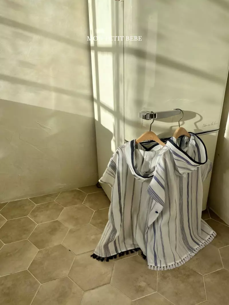 Mon Petit Bebe - Korean Children Fashion - #childofig - Atte Beach Cape - 2