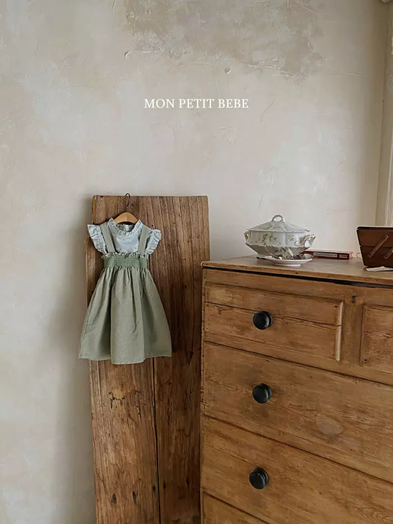 Mon Petit Bebe - Korean Children Fashion - #minifashionista - Smocked Lev One-piece - 2