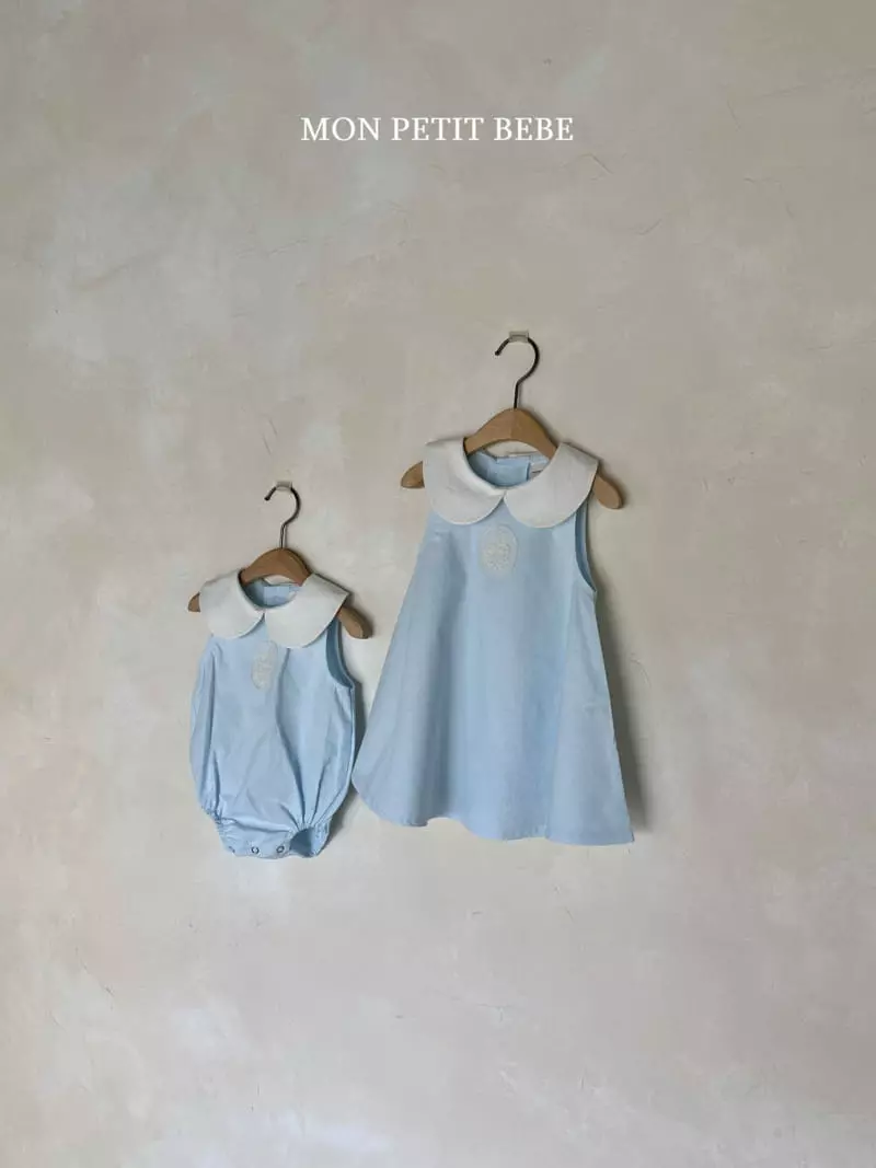 Mon Petit Bebe - Korean Children Fashion - #prettylittlegirls - Cler Collar One-piece - 5