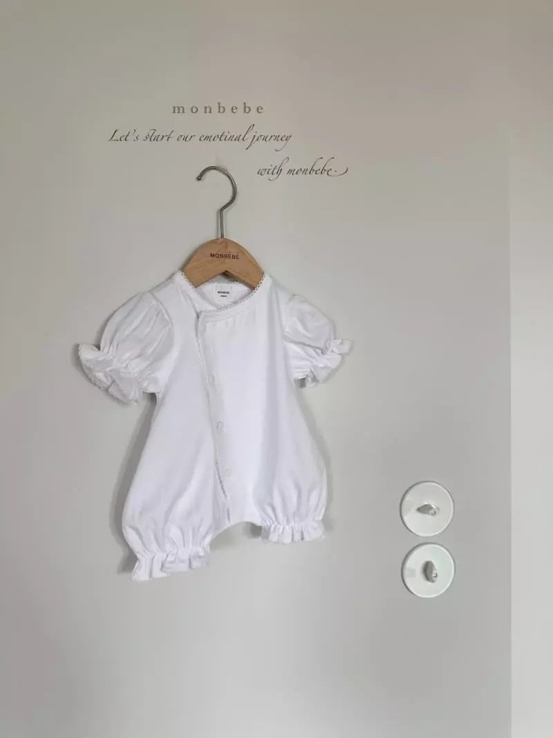 Monbebe - Korean Baby Fashion - #babyfever - Snow White Bodysuit - 7