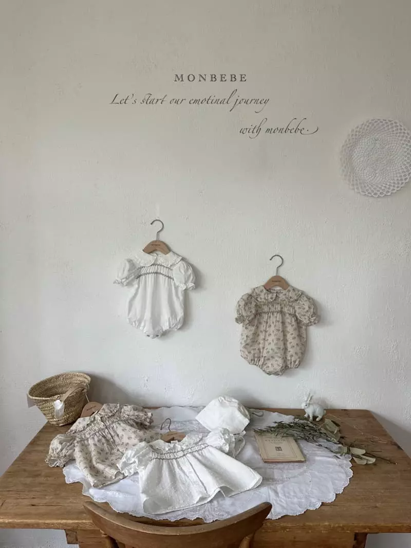 Monbebe - Korean Baby Fashion - #babygirlfashion - Lia Smock Bodysuit - 10